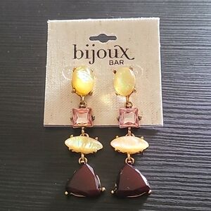 Bijoux Bar crystal drop earrings